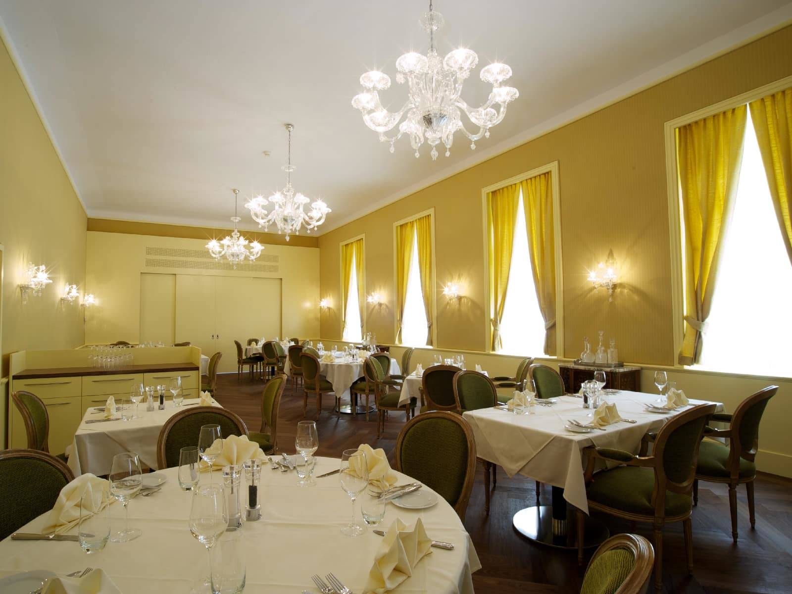 The dining room